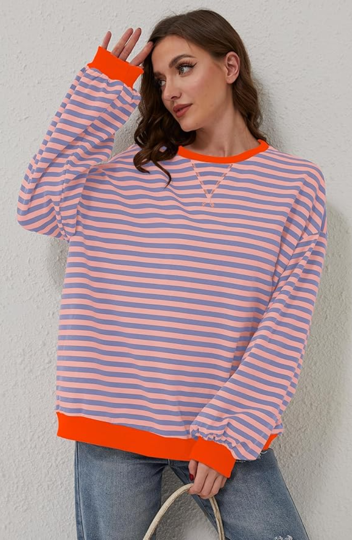 Ashley | Playful Striped Sweater