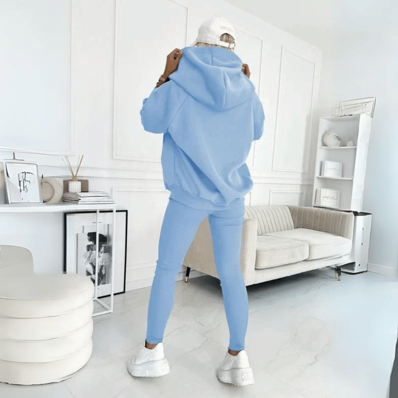 Oversized Hooded Sweatshirt 3pc Set