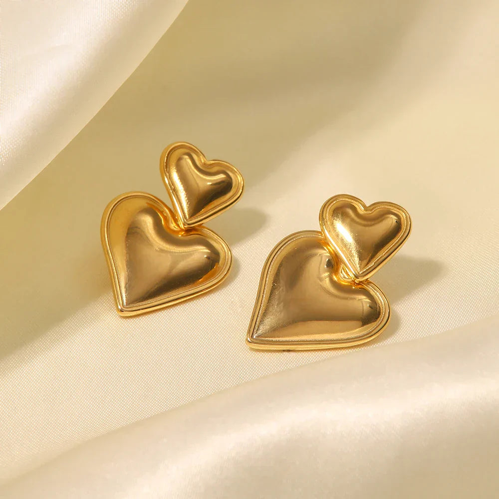 Valeska - Heart-Shaped Earrings