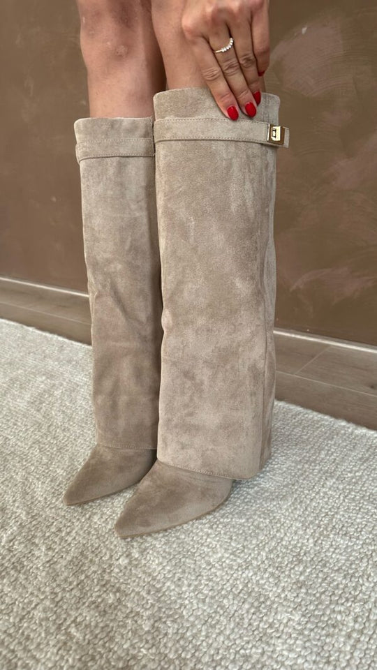 Olushia - Soft Fur Buckle Boots