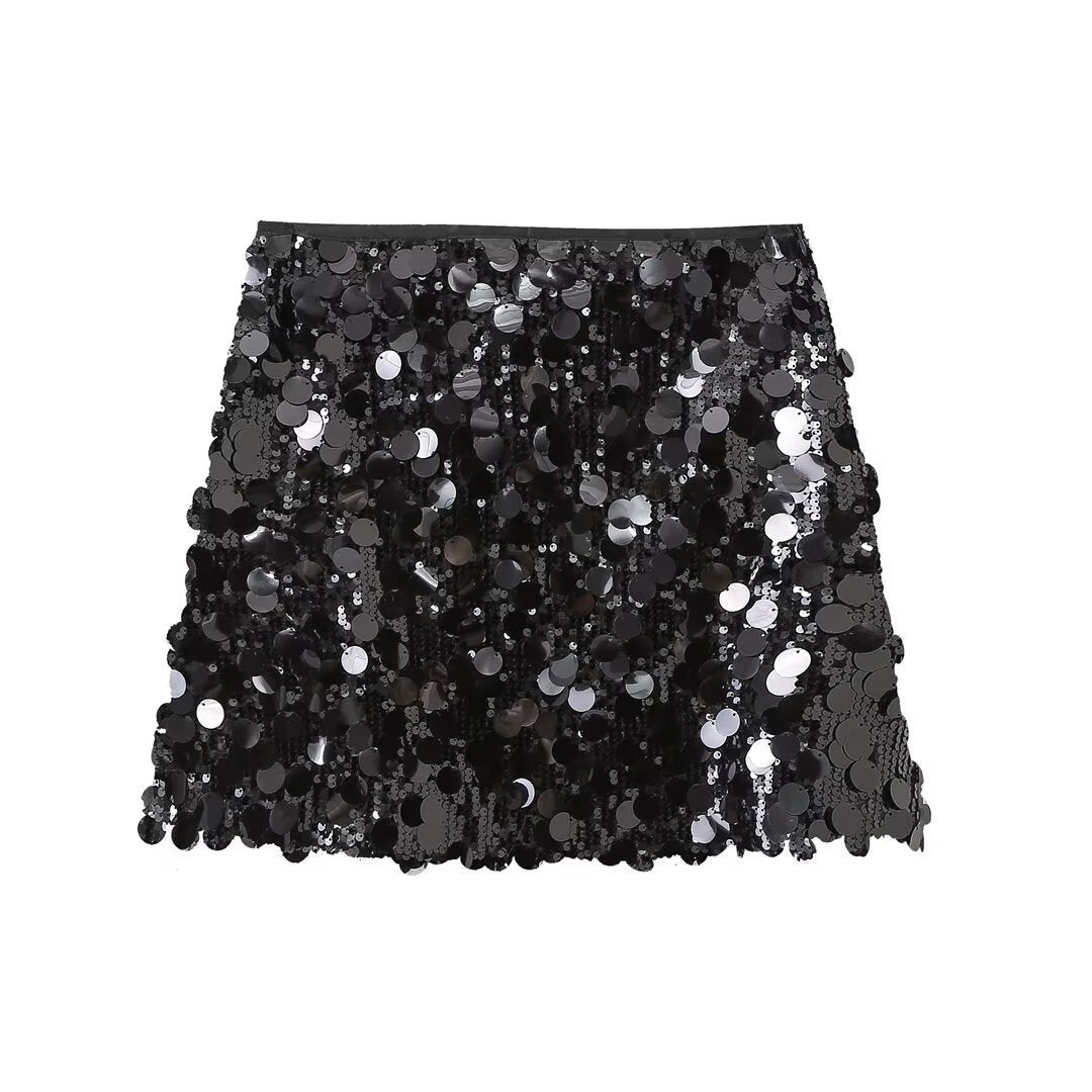 Zafira - Chic Sequins Skirt