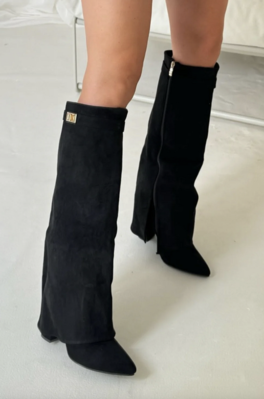 Olushia - Soft Fur Buckle Boots