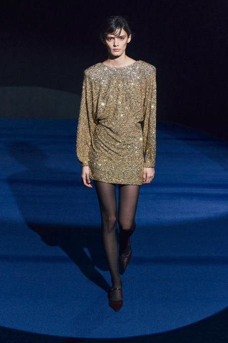 SHORT SEQUINNED DRESS