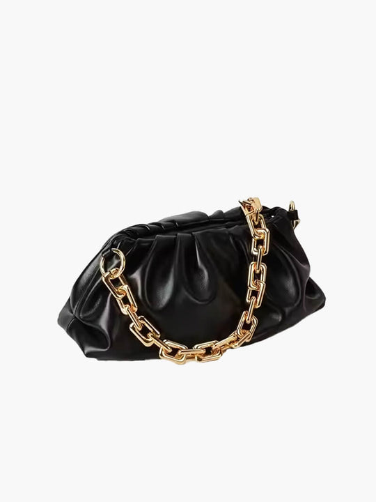 Maevira - Faux Leather Chained Pouch