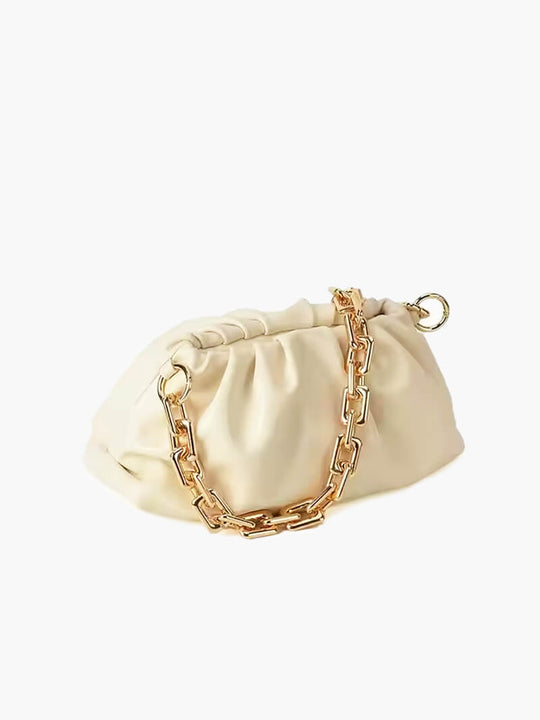 Maevira - Faux Leather Chained Pouch