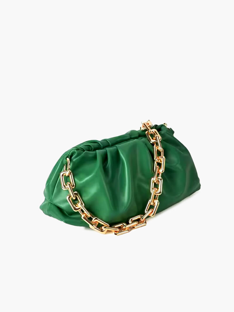 Maevira - Faux Leather Chained Pouch