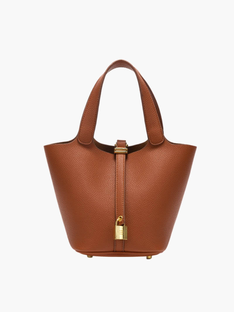 Solynne - Leather Bucket Bag