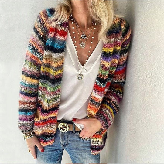 Willa | Colorful Knit Cardigan