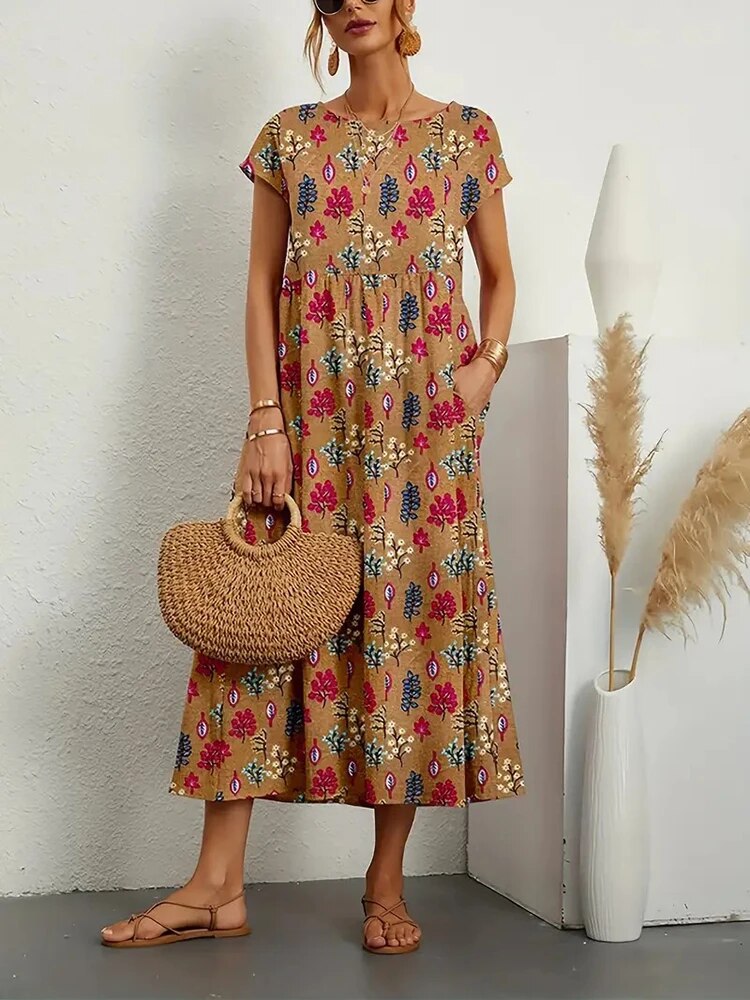 Mona | Comfy Floral Dress