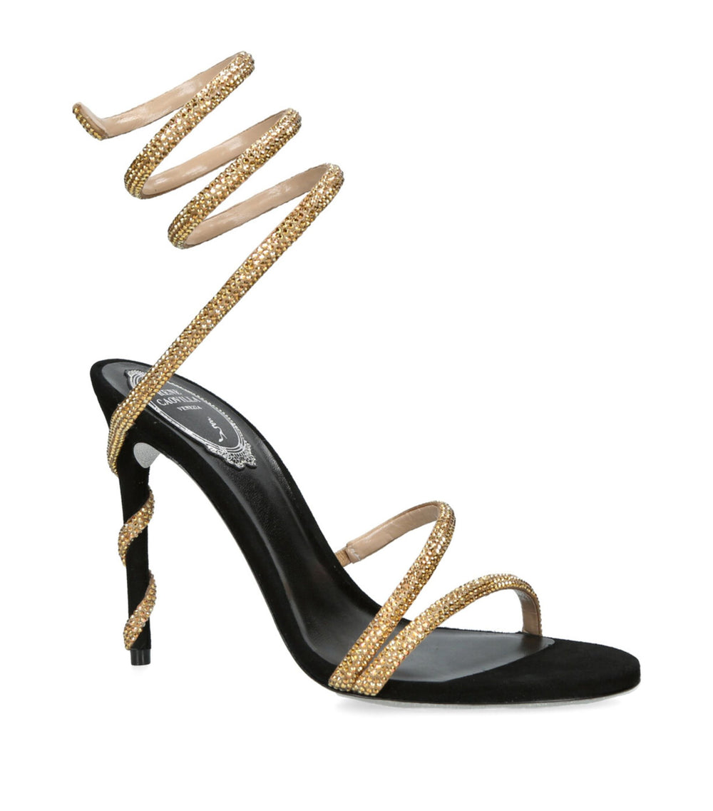 Lyselle - Black Serpent Heels